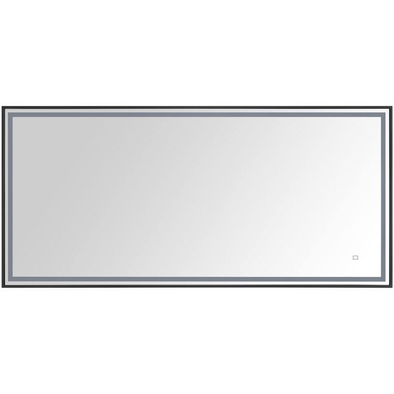 Avanity LED-M59 LED 59-1/16" W x 27-9/16" H Modern Rectangular - Matte Black