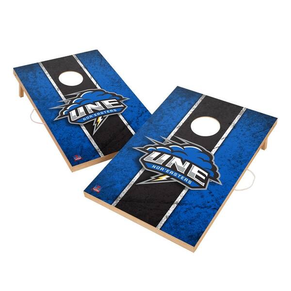 slide 2 of 5, Vintage New England NorEasters Regulation 2x4 Cornhole Set