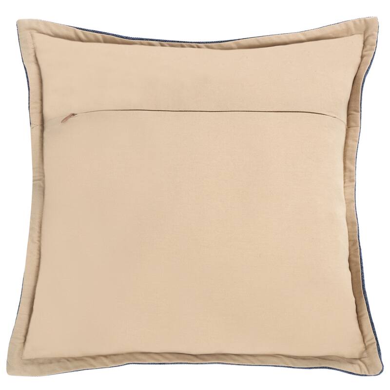 SAFAVIEH Home Arwyn Blue Cotton Blend Lumbar Decorative Throw Pillow