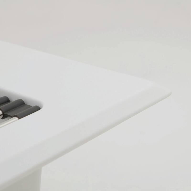 30" Drop-In Single Bowl Quartz Kitchen Sink with Pull-Out Faucet in White - 30'' x 22'' x 10''