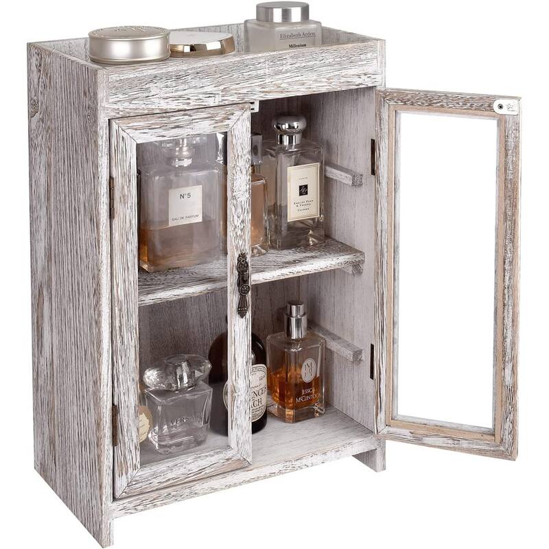 Wooden Multipurpose Storage Cabinet with Removable Shelves