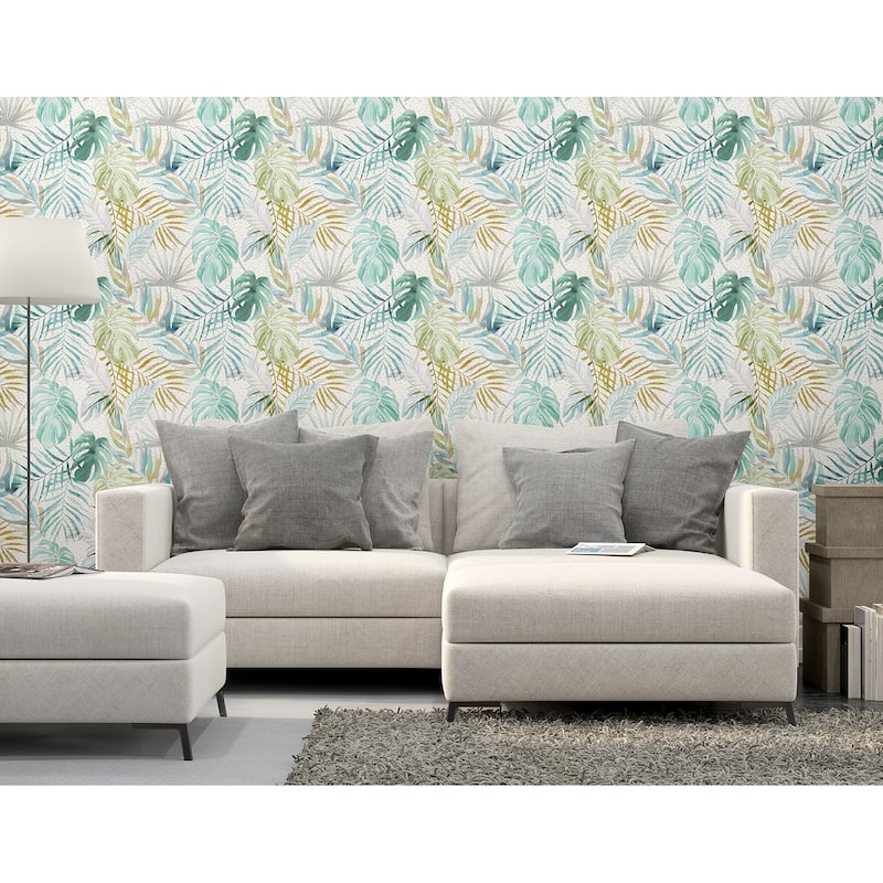 Lana Aqua Tropica Wallpaper