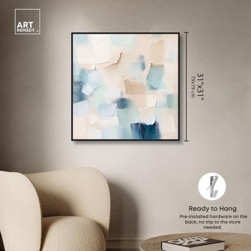 Celadon Haze II Canvas by Art Remedy