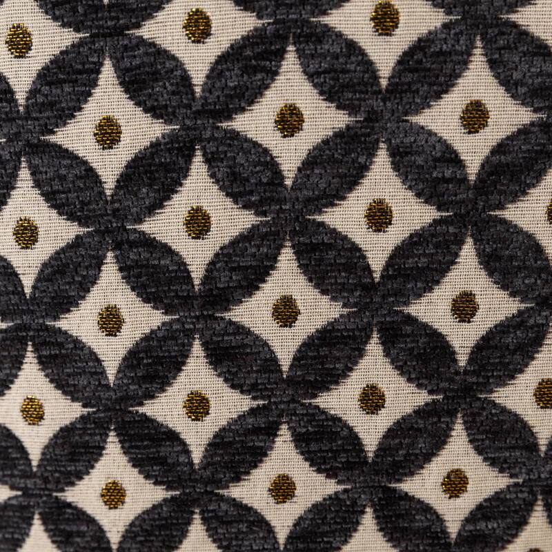 GDF Studio - Ultra American Design Upholstered Wood Dining Chair Set with Bronze Nailhead Detail (Set of 2)