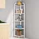 preview thumbnail 10 of 12, Corner Shelves Stand, 5 Tier Corner Bookshelf and Bookcase