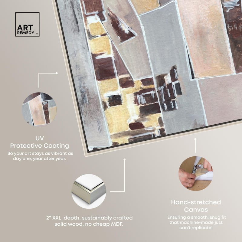 Wall Fragments Canvas Set of 2 by Art Remedy