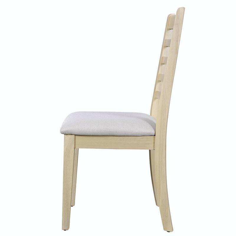 60-78" Expandable Dining Table Set - Rubberwood Legs