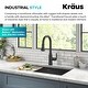 preview thumbnail 133 of 154, Kraus 2-Function 1-Handle 1-Hole Pulldown Sprayer Brass Kitchen Faucet
