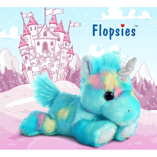 Blueberry ripple unicorn bright fancies 7 stuffed animal by aurora plush 16701 new arrivals