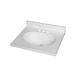 preview thumbnail 2 of 29, Fine Fixtures White Cultured Marble Top With Integrated Sink, 4" Backsplash and Overflow Included.