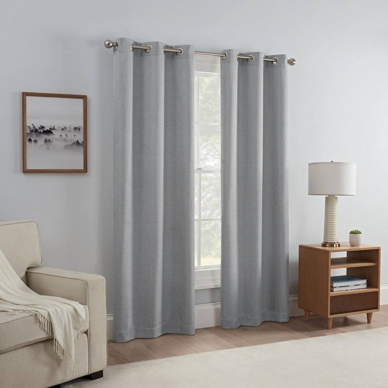 Eclipse Carter Room Darkening Window Curtains, 2 Panels