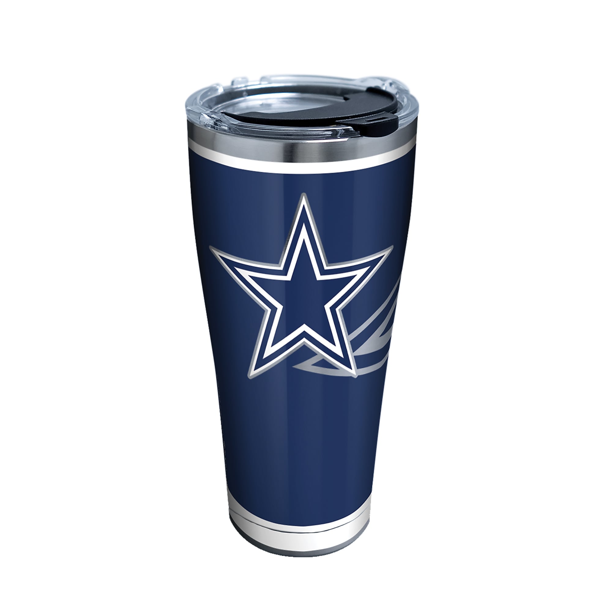 NFL Dallas Cowboys Rush 24 oz Stainless Steel Water Bottle with lid 