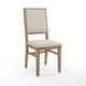 preview thumbnail 9 of 11, Joanna 2Pc Upholstered Back Chair Set - 18.25 "W x 21 "D x 39.88 "H