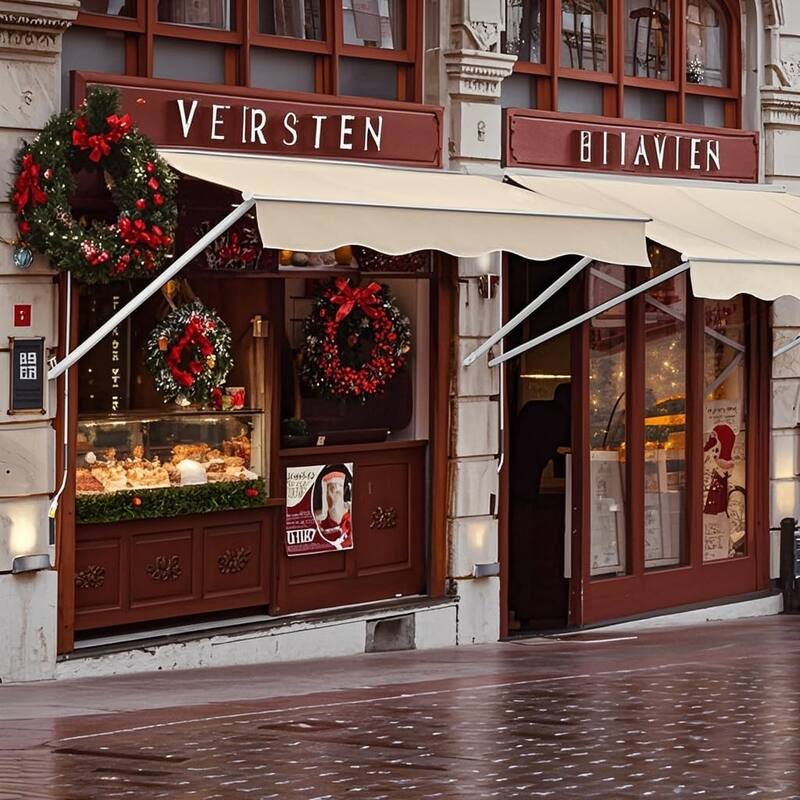 MCombo Patio Window Awnings 50''x55'', Fully Assembled Manual Retractable Sunshade Canopy