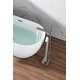 preview thumbnail 8 of 9, Elegant Lighting FAT-8002 Henry Floor Mounted Clawfoot Tub Filler with