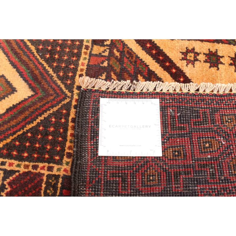 ECARPETGALLERY Hand-knotted Teimani Light Brown Wool Rug - 2'9 x 4'8