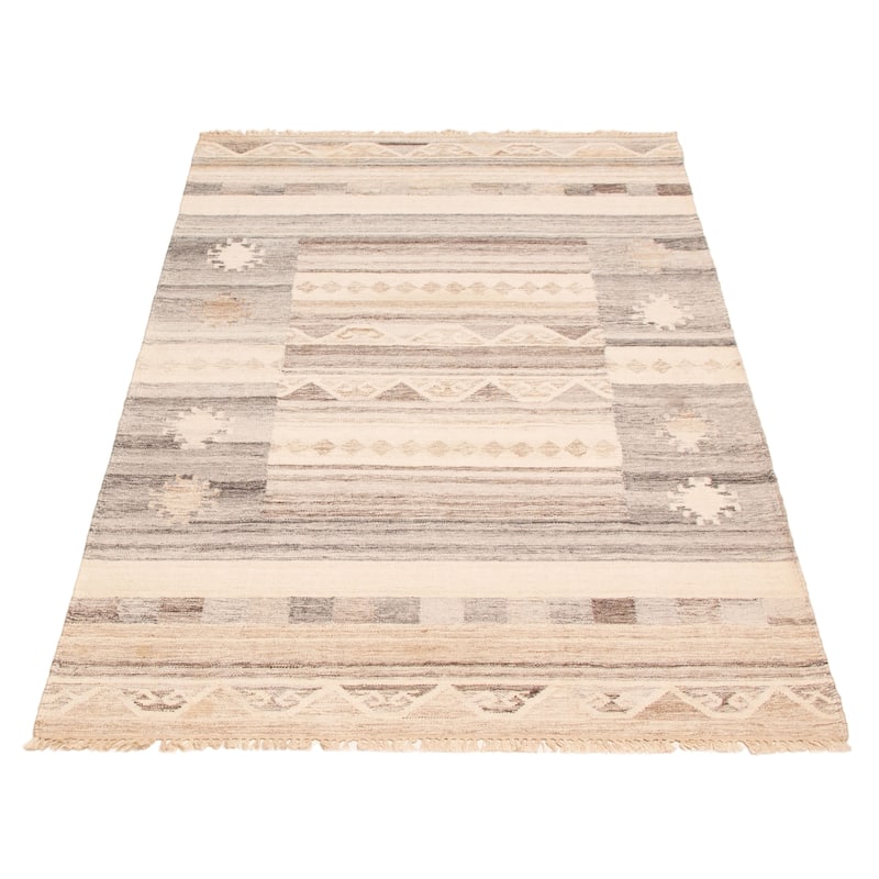 Ankara FW Ivory Kilim 4'11" x 7'11" - 4'11 x 7'11
