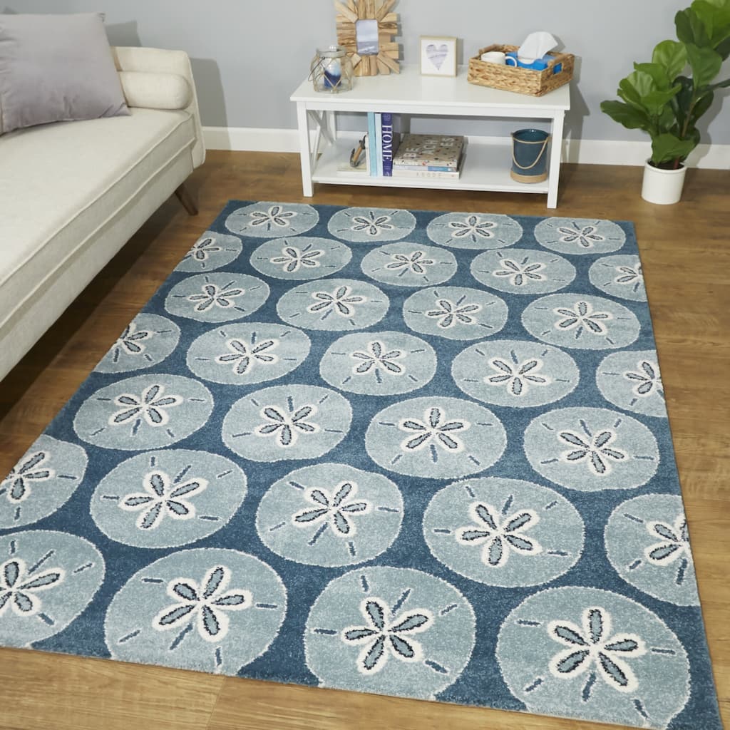 Edwards Coastal Sand Dollar Area Rug