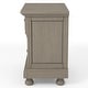 preview thumbnail 8 of 10, Nahkohe Transitional Grey Wood 3-Piece Storage Sleigh Bedroom Set with USB by Furniture of America