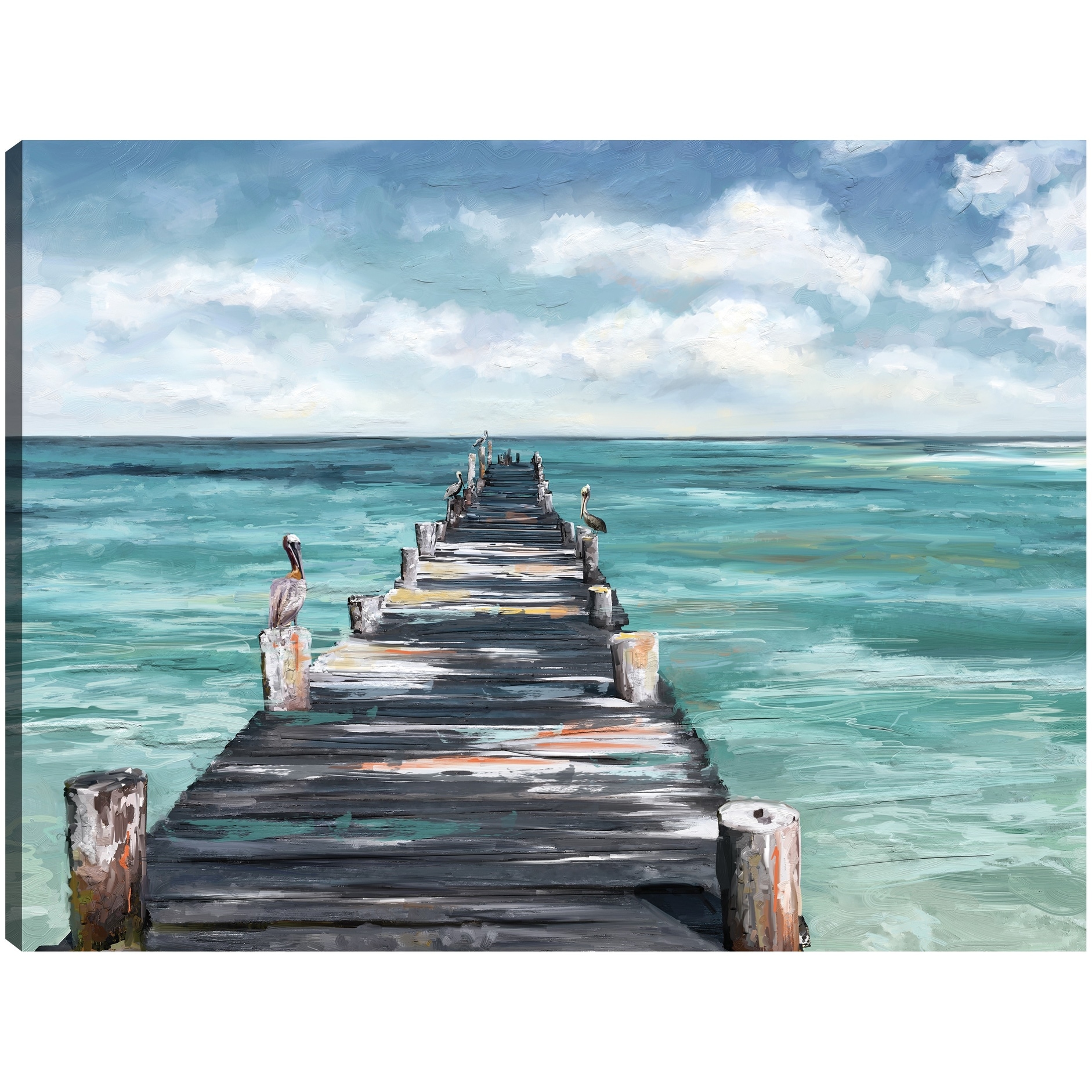 Ocean View By Studio Arts Canvas Art Print