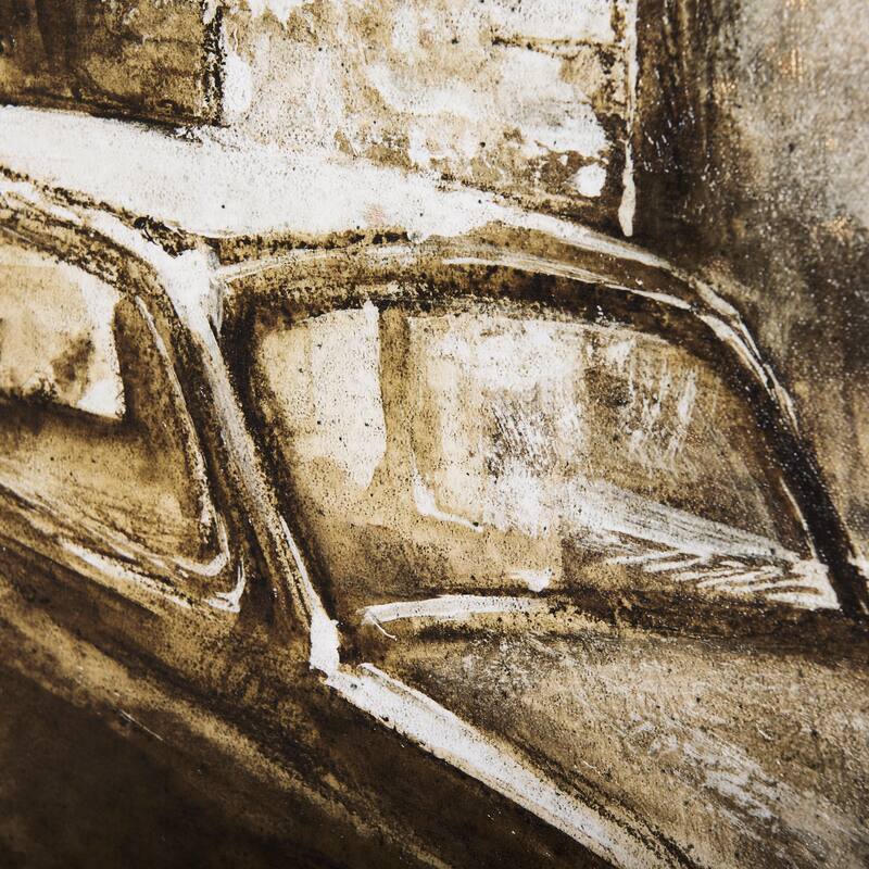 Vintage Car Picture II (50 x 40) Canvas Art Print