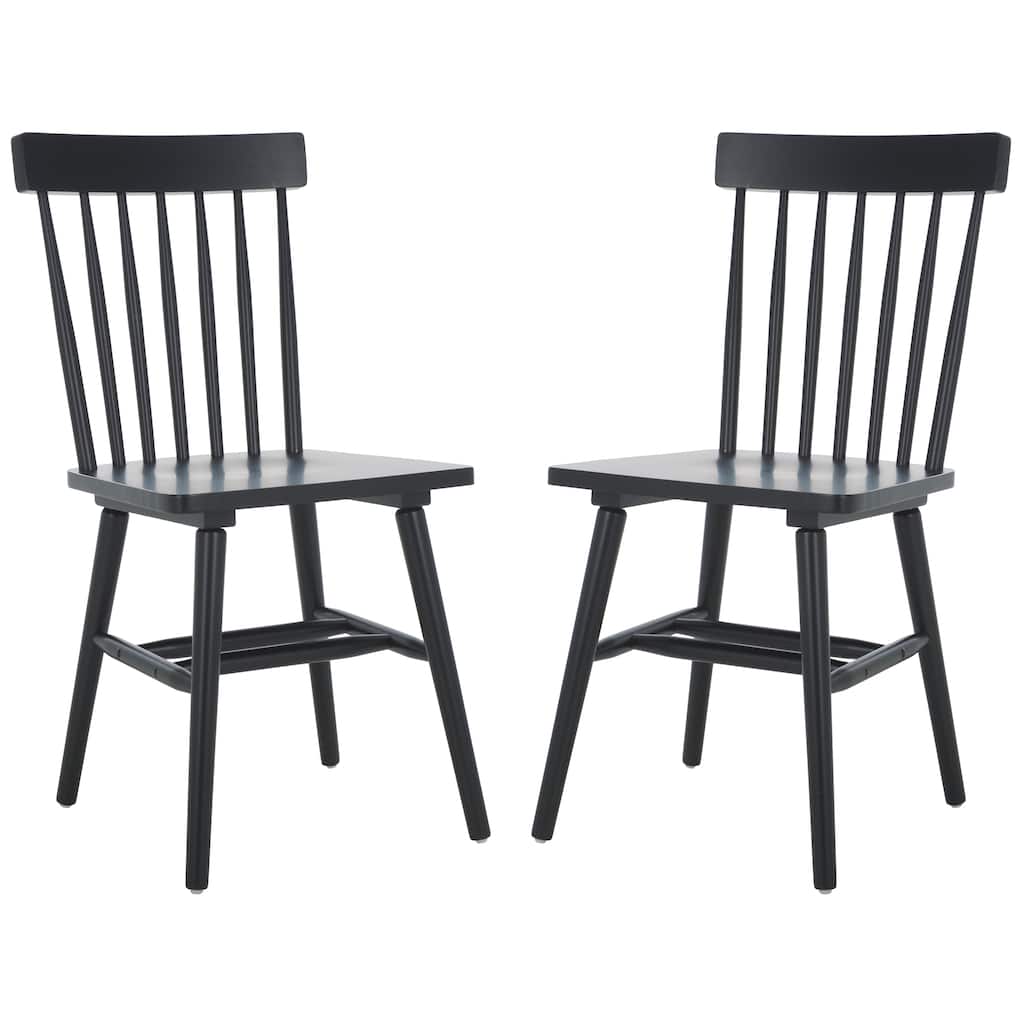 SAFAVIEH HOME Aziel Spindle Dining Chair (Set of 2) - 16"W x 20"D x 34"H