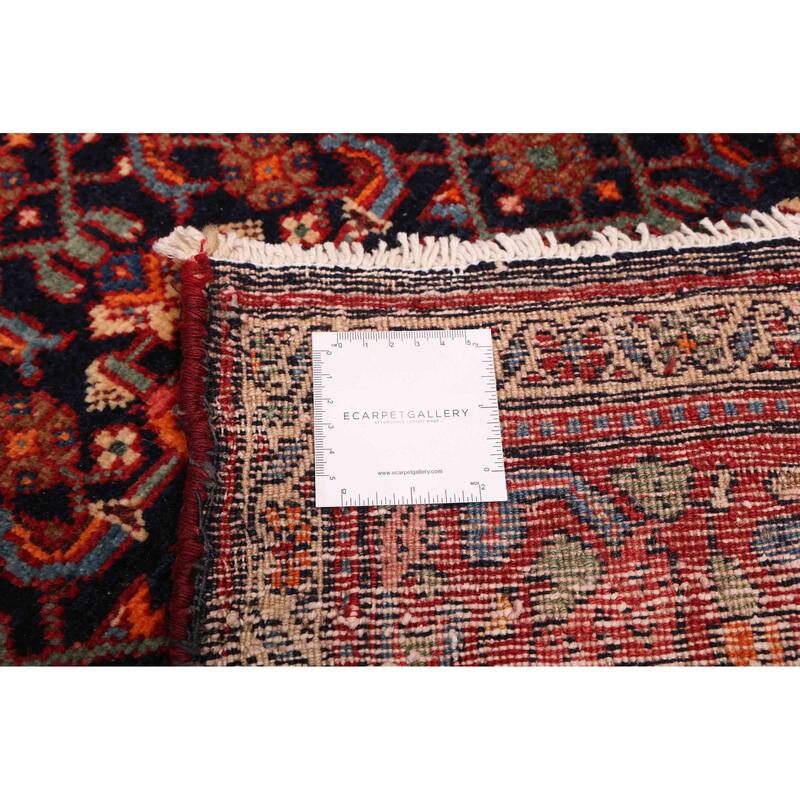 ECARPETGALLERY Hand-knotted Andelz Dark Navy Wool Rug - 4'8 x 8'3