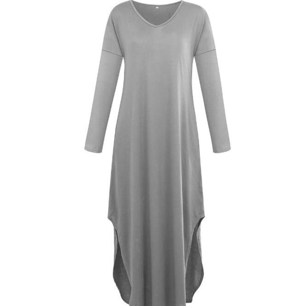long sleeve lounge dress