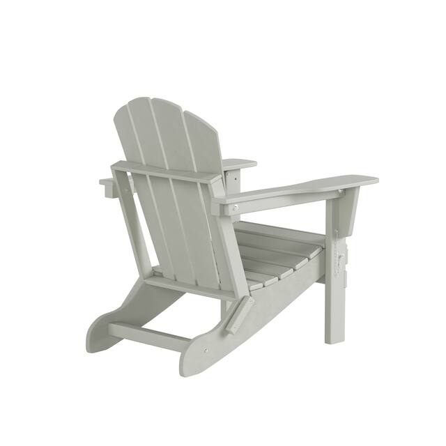 Laguna Folding Poly Eco-Friendly All Weather Outdoor Adirondack Chair