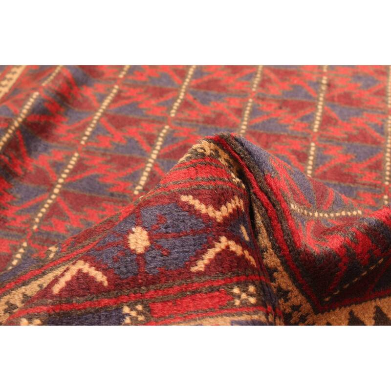 ECARPETGALLERY Hand-knotted Teimani Dark Navy Wool Rug - 2'10 x 4'5