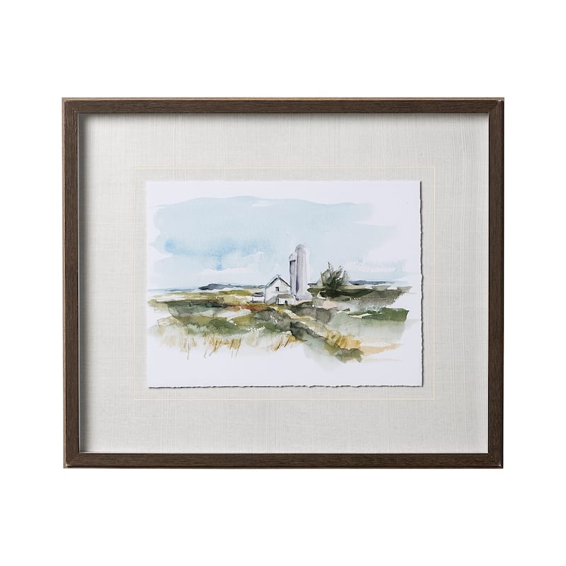 Rural Plein Air I Framed Art Print