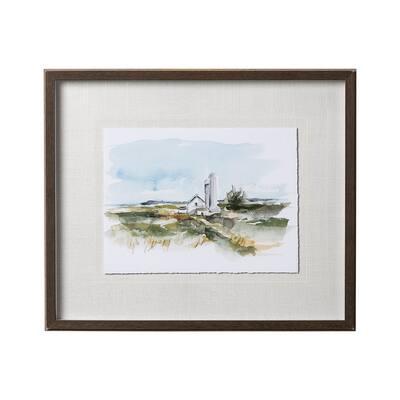 Rural Plein Air I Framed Art Print