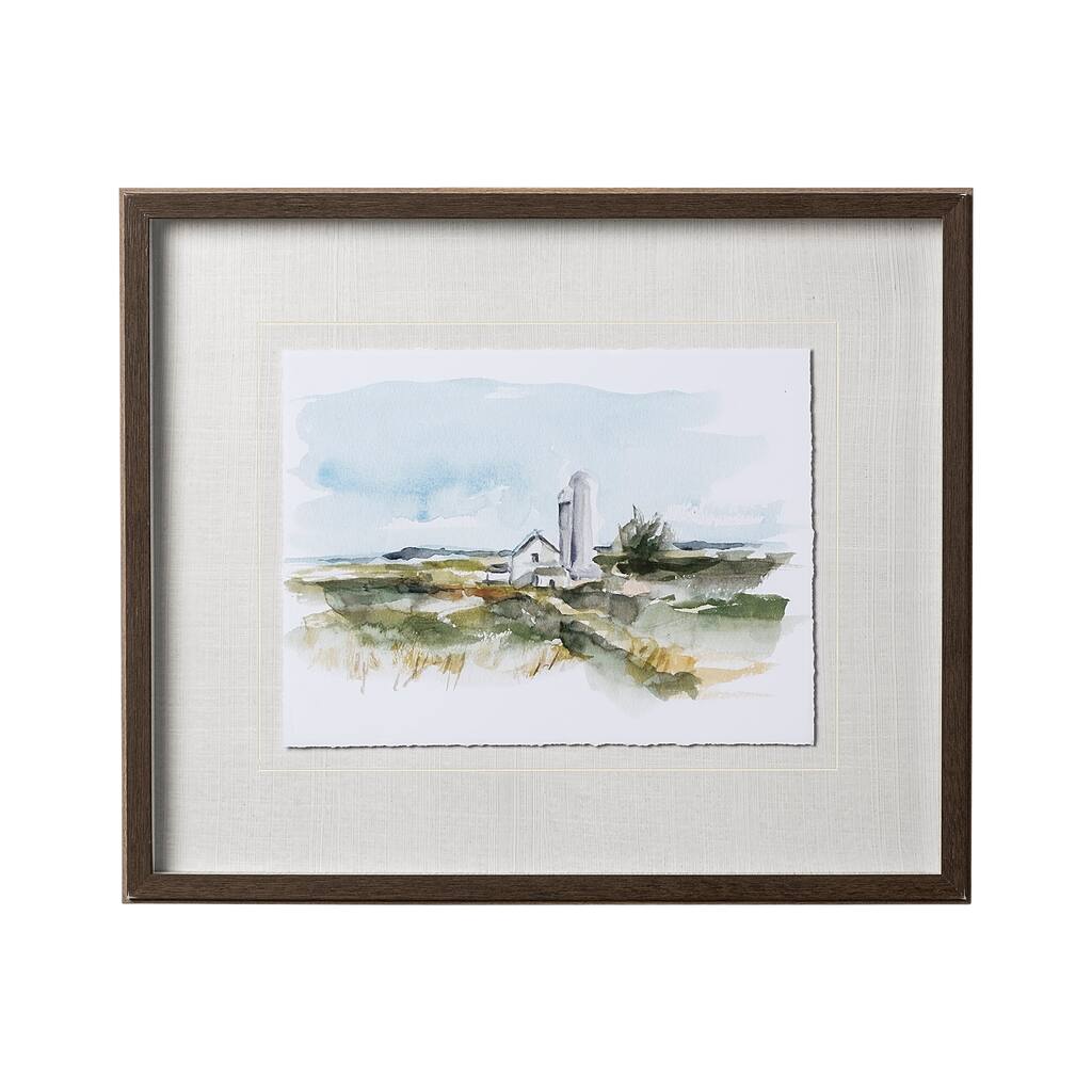 Rural Plein Air I Framed Art Print
