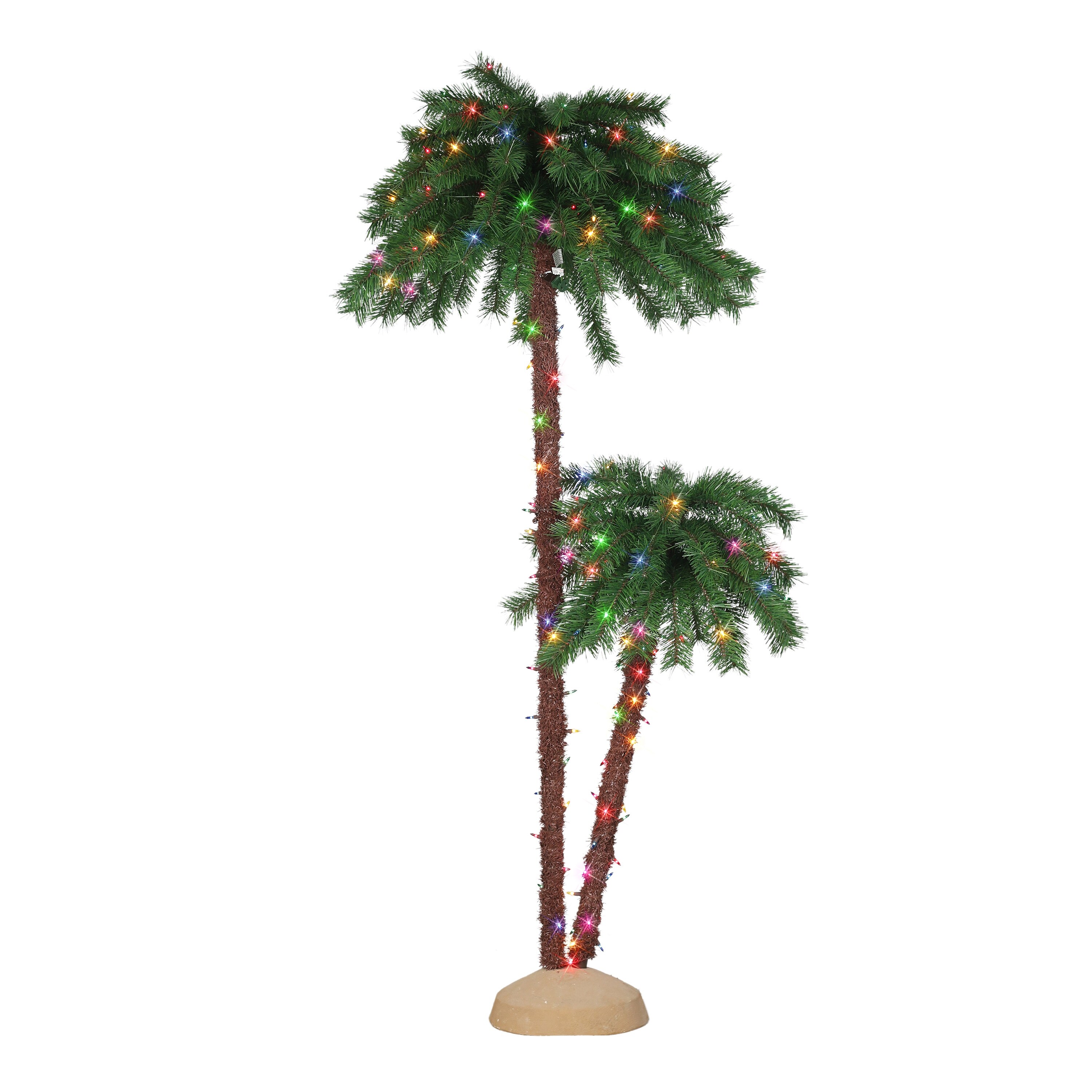 Artificial christmas palm tree on sale