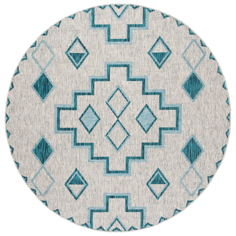 SAFAVIEH Courtyard Cemre Indoor/ Outdoor Waterproof Patio Backyard Rug
