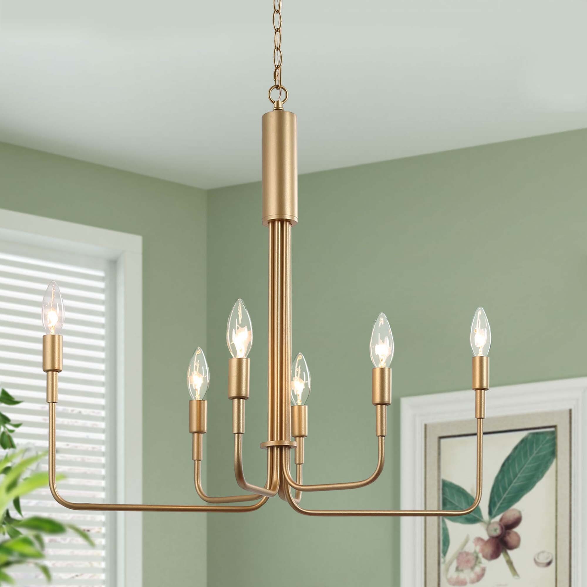 mid century swag light