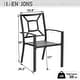 preview thumbnail 27 of 31, MAISON ARTS 7-piece Outdoor E-coating Metal Patio Dining Set with Stackable Chairs