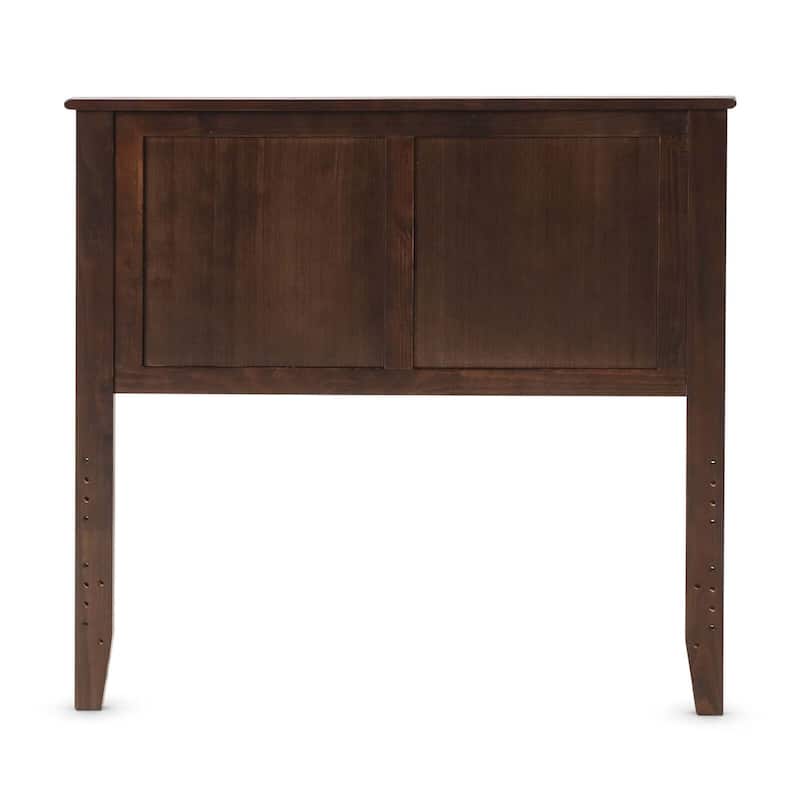 Gymax Twin Wood Headboard Flat Panel Pre-drilled Holes Height