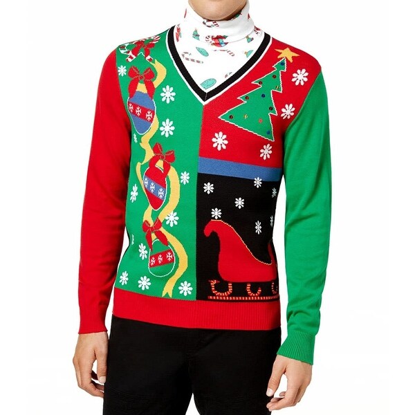 christmas red turtleneck