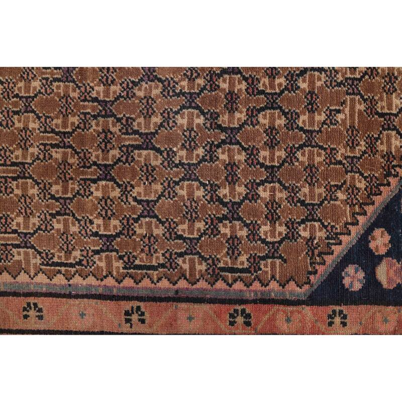 ECARPETGALLERY Hand-knotted Antalya Vintage Brown Wool Rug - 5'4 x 9'2