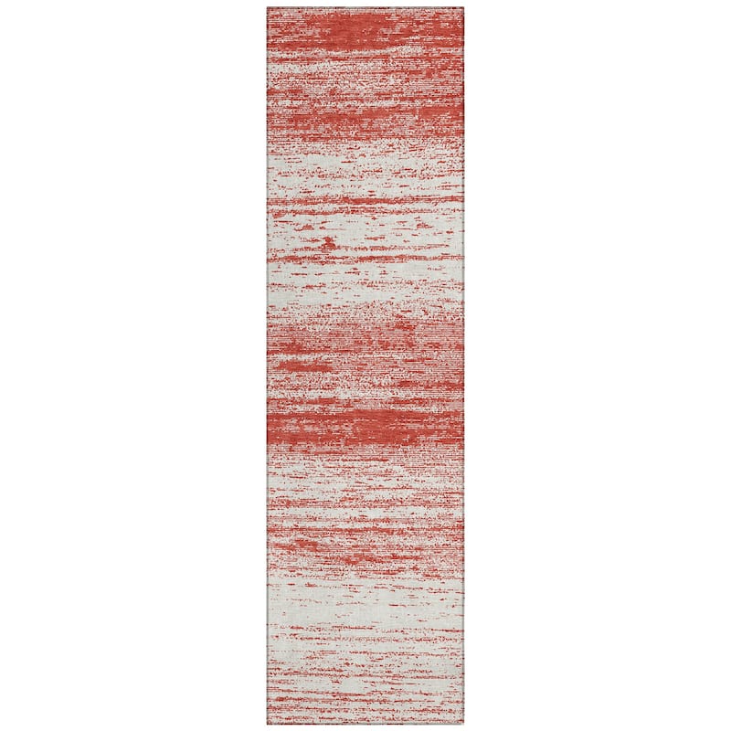 Machine Washable Indoor/ Outdoor Chantille Ombre Stripes Rug
