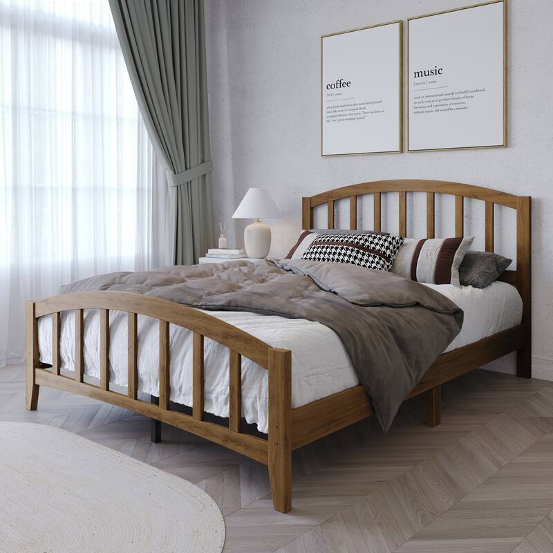 Clayfell Nogales Wood Panel Bed