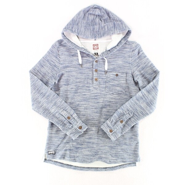 henley hooded sweater