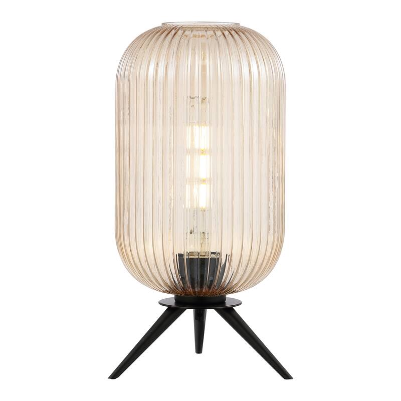 SAFAVIEH Lighting Elsebet 17" Modern & Contemporary Table Lamp - 12" W x 12" D x 19" H - 12Wx12Dx19H