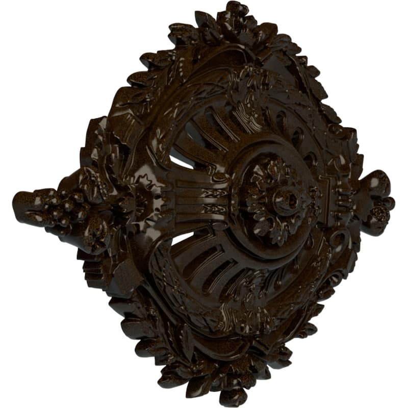 35 7/8"W x 22 1/2"H x 4 3/8"P Antonio Ceiling Medallion