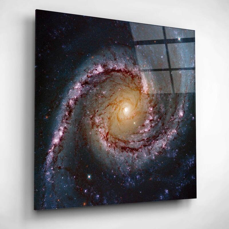 Epic Art 'Grand Swirls' Hubble Space Telescope Acrylic Glass Wall Art