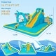 preview thumbnail 28 of 29, Inflatable Bounce House with Water Slide for Kids Includes Air Blower