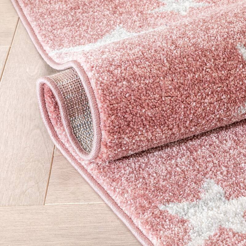 Well Woven Kennedy Stars Plush Area Rug