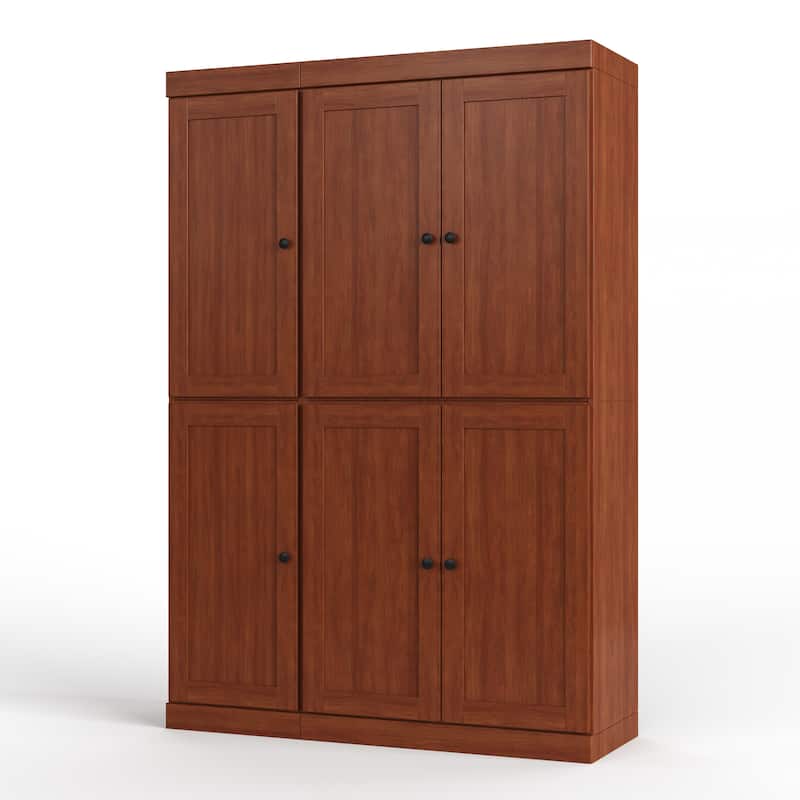 Palace Imports 100% Solid Wood 48.5" Pantry Cabinet with Shaker Doors, 2-Drawers and Adjustable Shelves