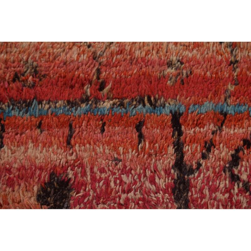 Moroccan Oriental Large Area Rug Handmade Wool Carpet - 11'4"x 19'5"